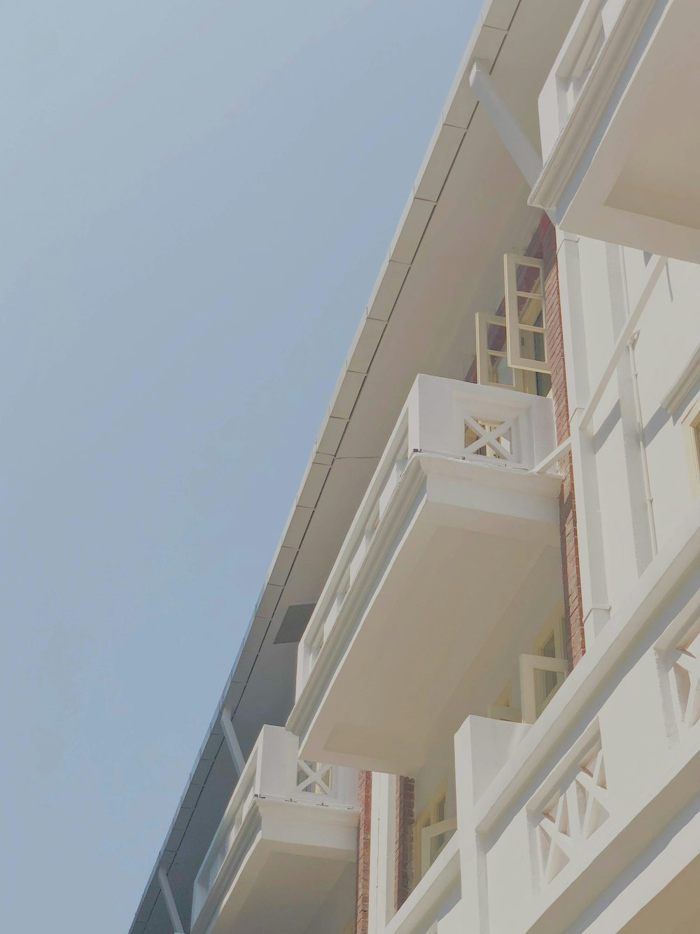 white balcony