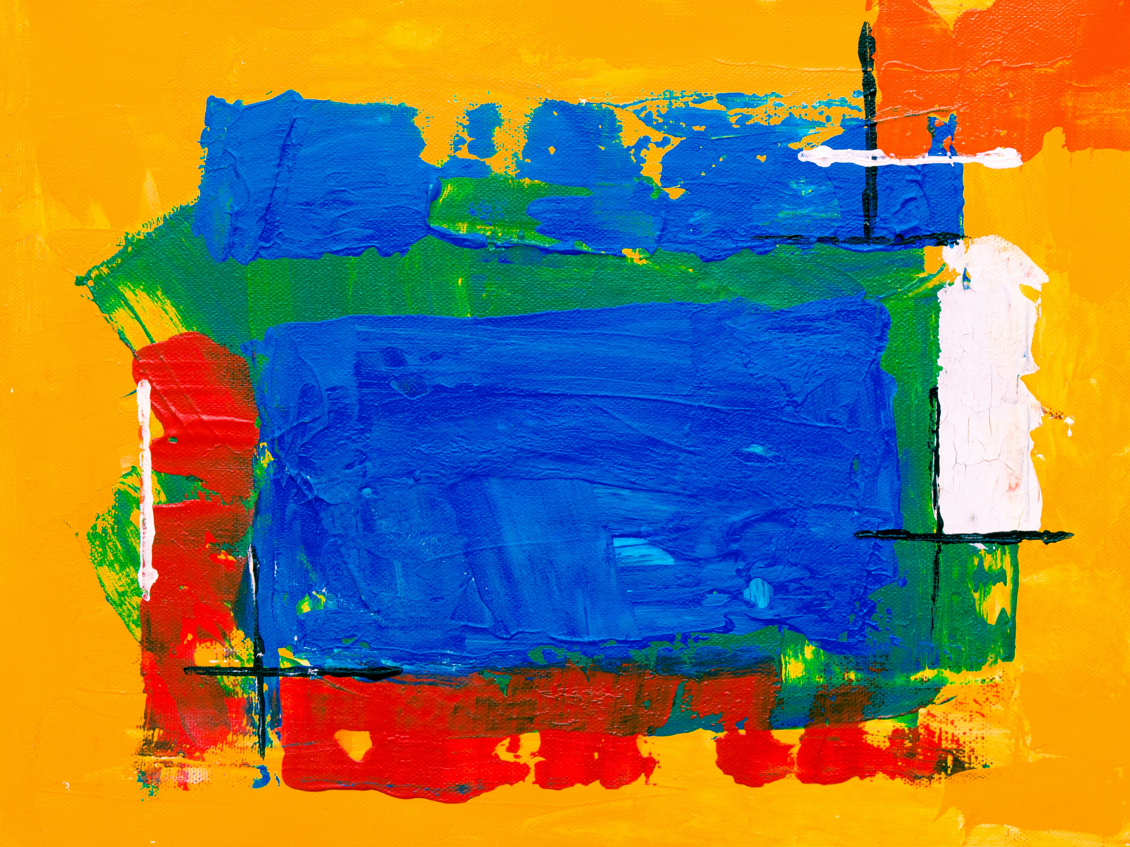 multicolored abstract painting