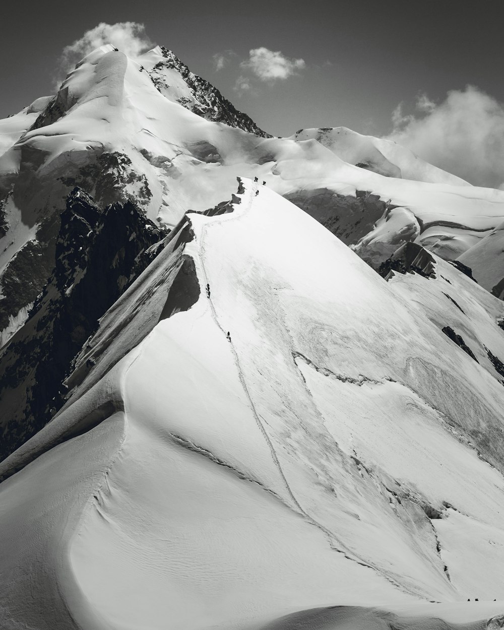 snow-covered mountain