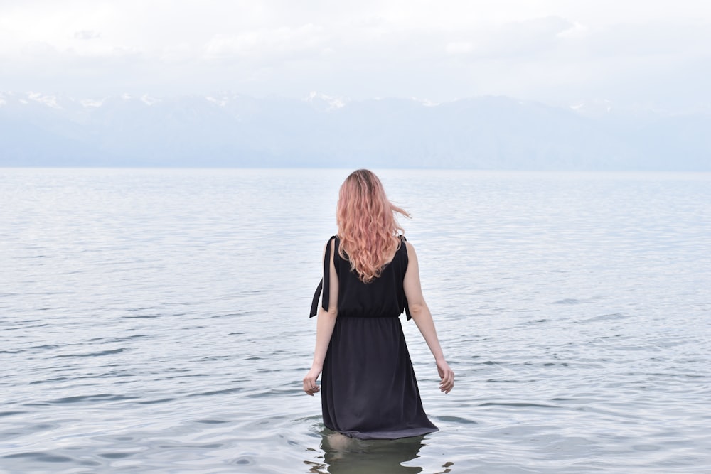 woman in water