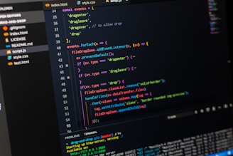 computer monitor screengrab