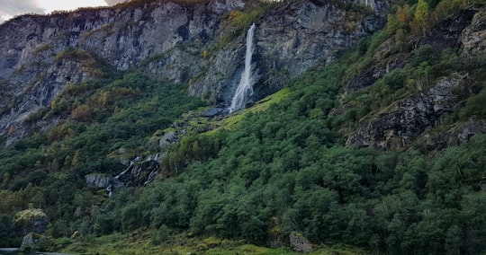 photo of Lunden Waterfall near Nærøyfjord