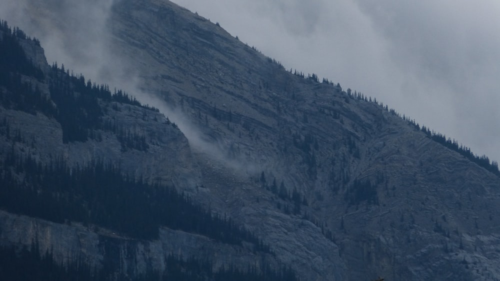 gray mountain at daytime