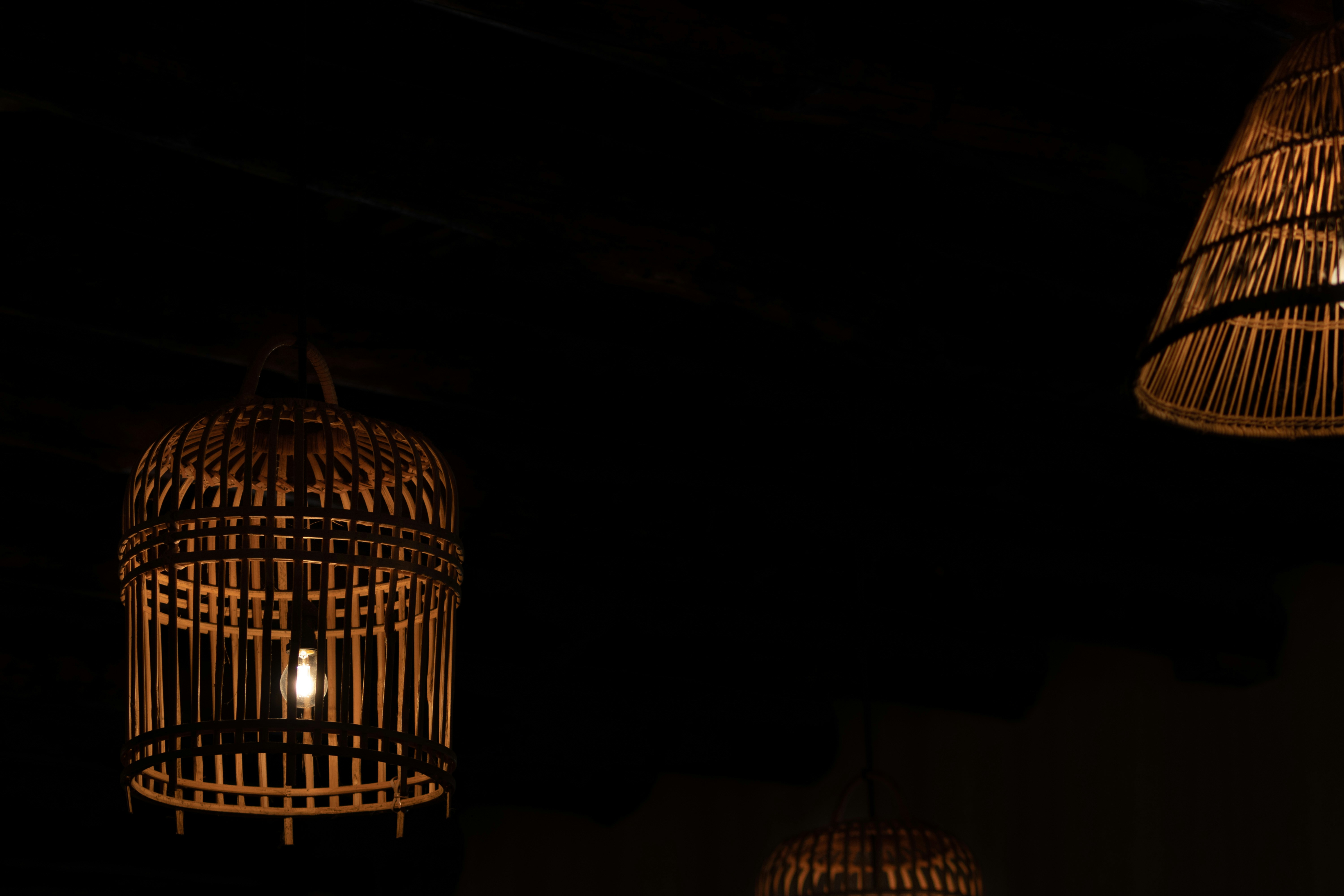 Bamboo Lantern Set