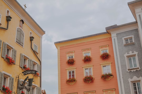 assorted buildings under white sky during daytime in Laufen Germany