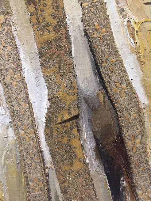 Close-up of intricate textures and elegant finishes on a Dream Art tableau