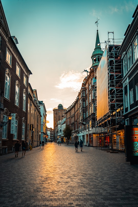 group of person walking on alley in Købmagergade Denmark