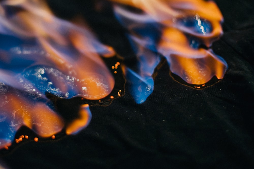 a close up of a bunch of water droplets