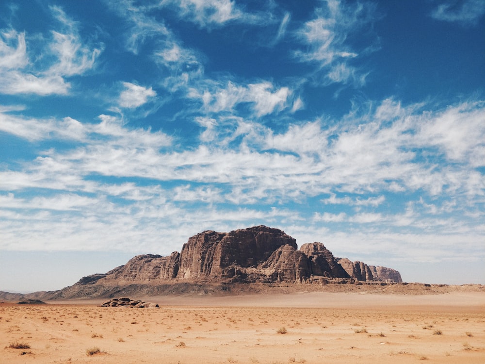 landscape photography of mountains and sky