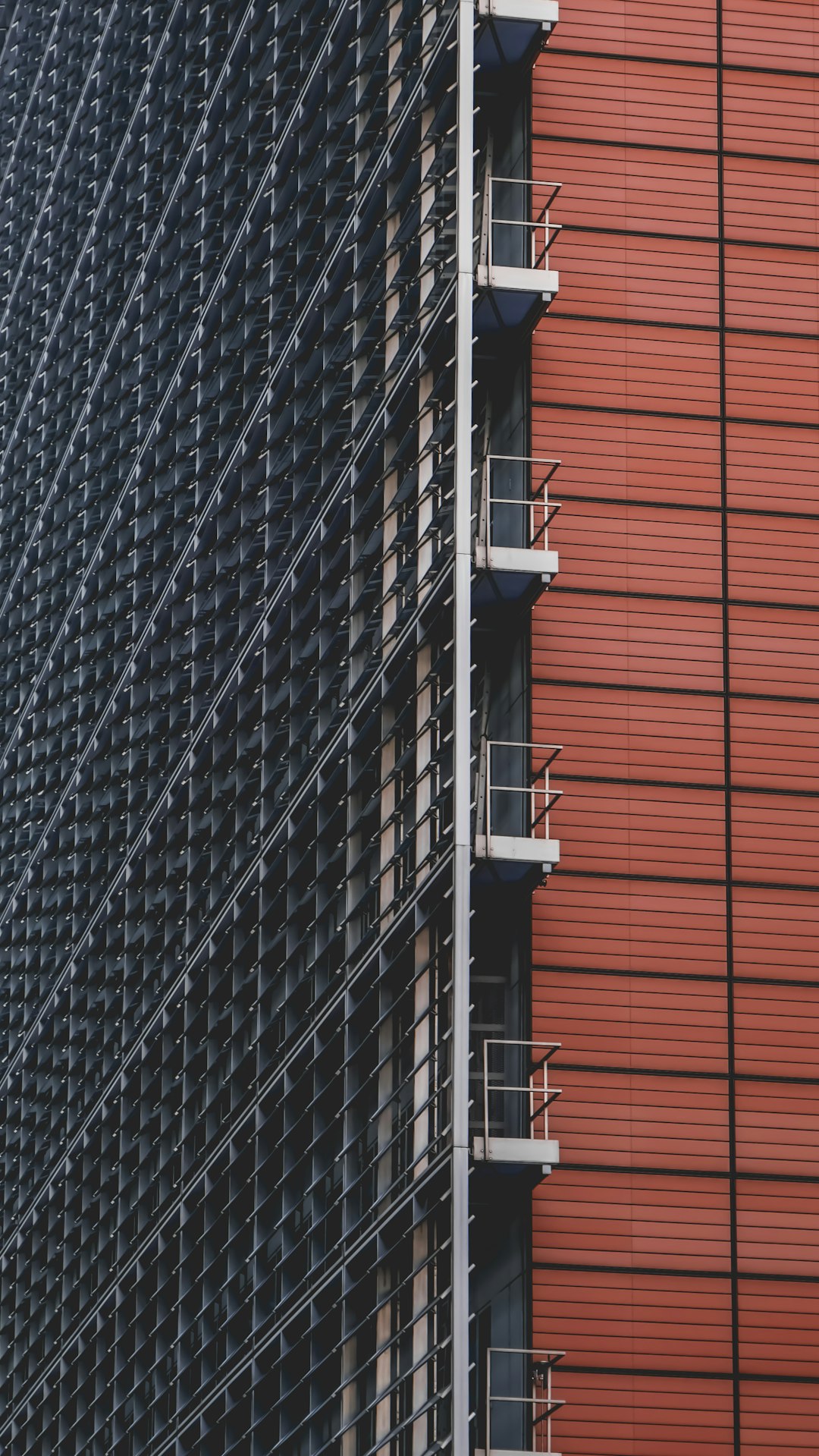 red and black concrete building