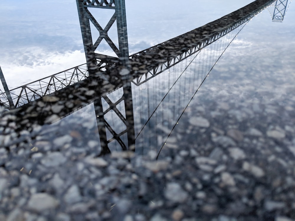 black metal bridge