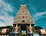 temple under blue sky