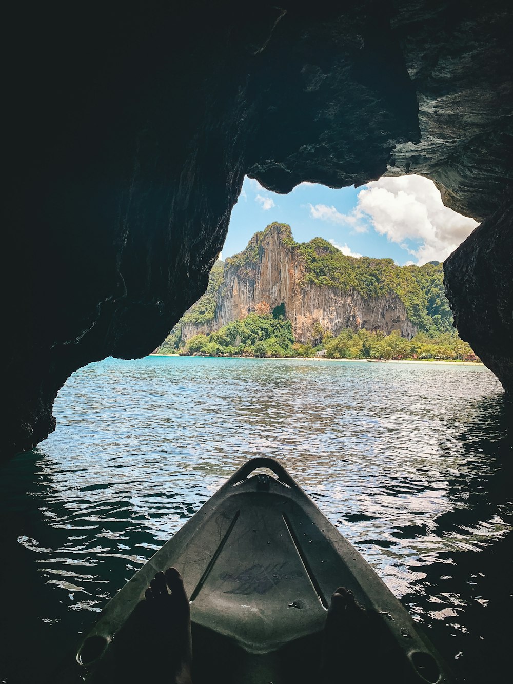 white boat