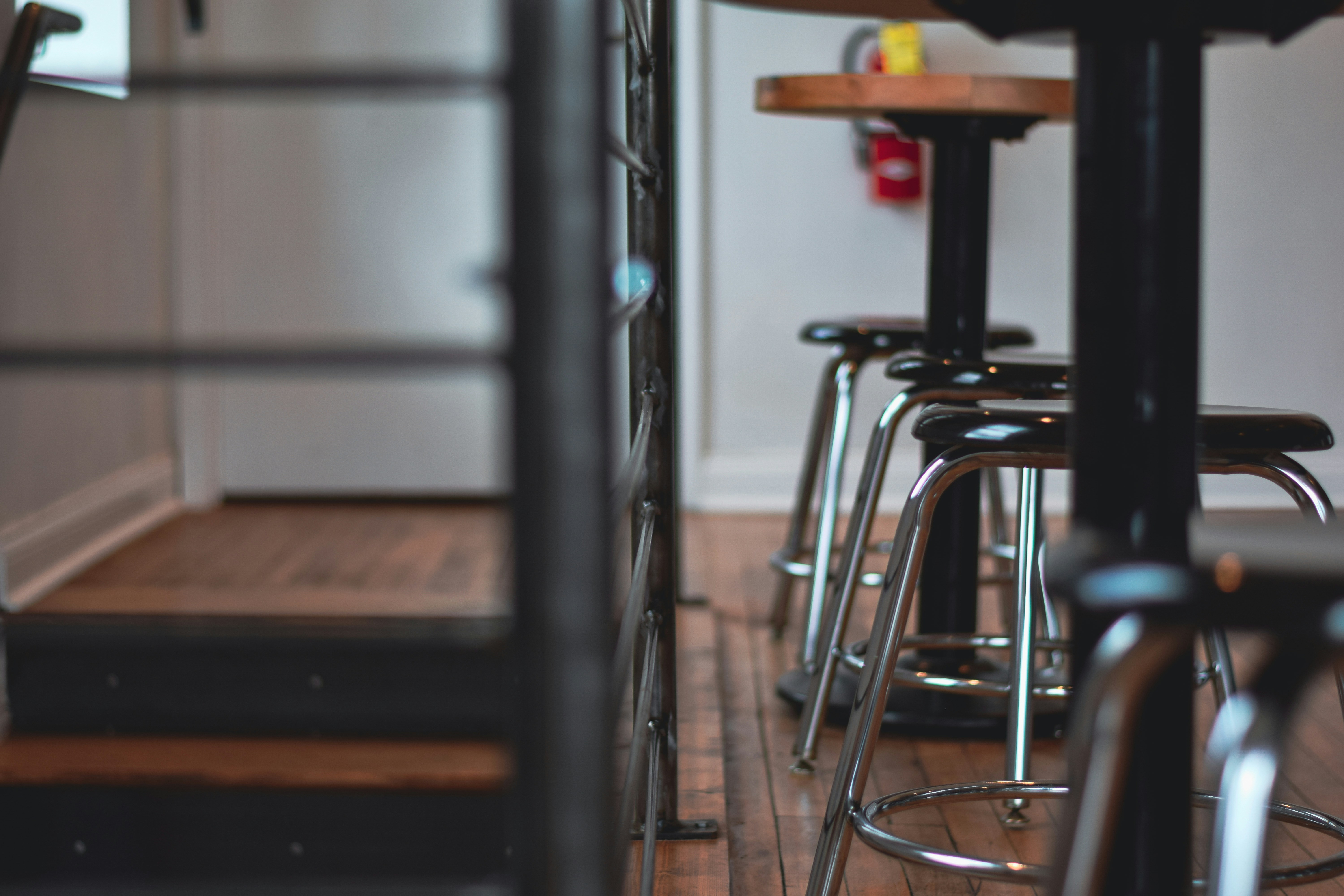 Industrial Metal Bar Stool