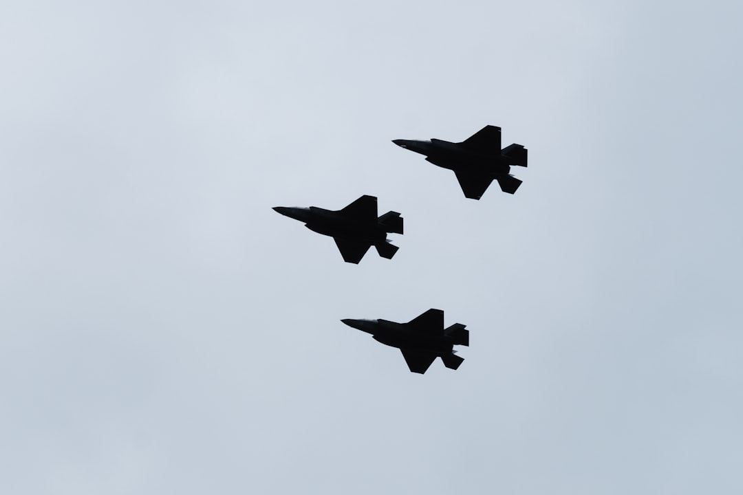 three black fighter jets