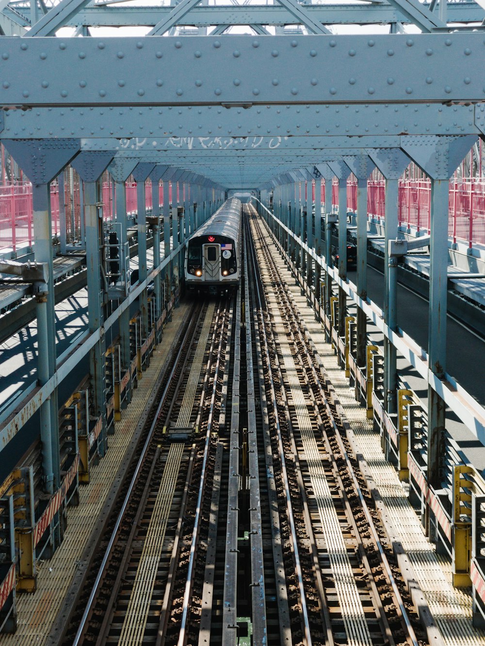 gray train during daytime