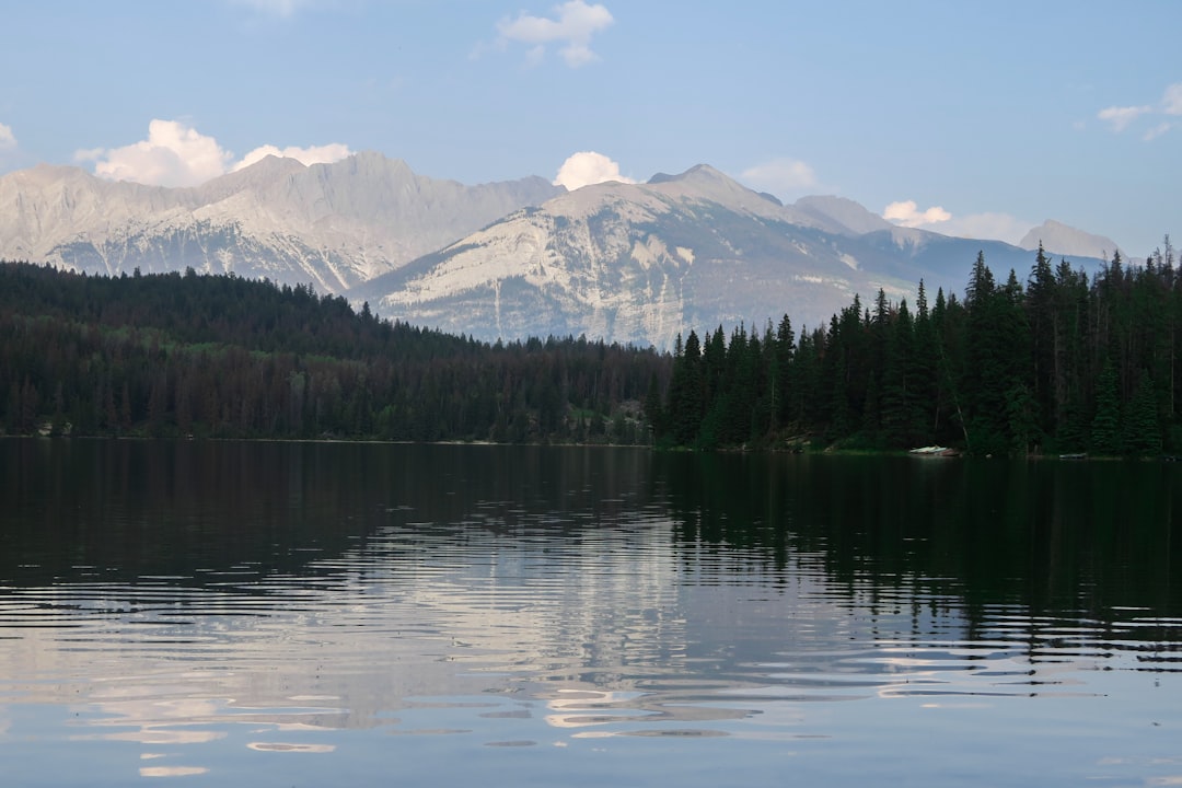 travelers stories about Mountain in Pyramid Lake, Canada