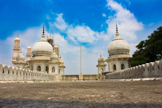 white concrete building in Hyderabad India