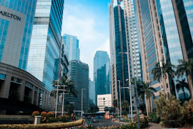 glass high-rise buildings during daytime