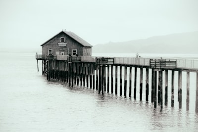Garibaldi Historic US Coast Guard Boathouse - Aus Crabbing Dock, United States