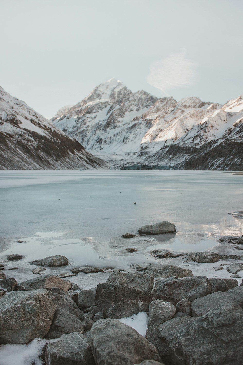 snow covered mountain