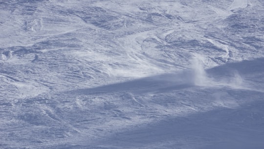 winds blowing on sand in Schladming Austria