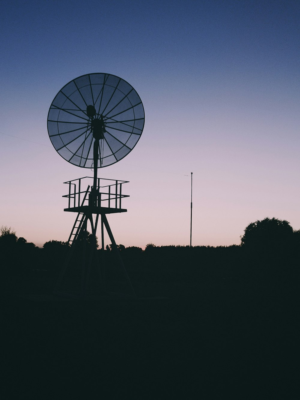 greyscale photography of antenna \