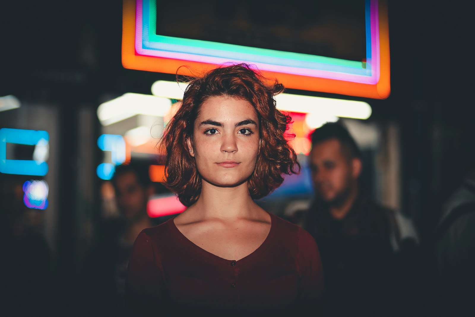 Canon EOS 6D sample photo. Woman wearing brown scoop-neck photography