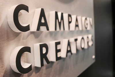 Campaign Reaction signage