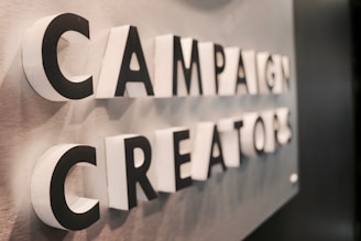 Campaign Reaction signage