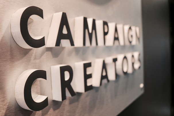 Campaign Reaction signage