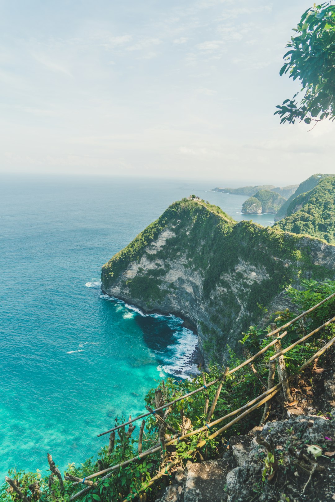 aerial view photography of cliff