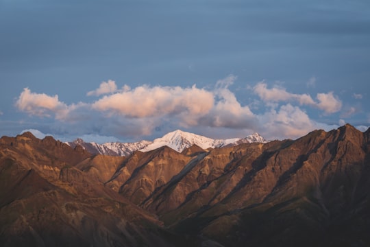 cloud formation over mountain during daytime in Denali National Park and Preserve United States