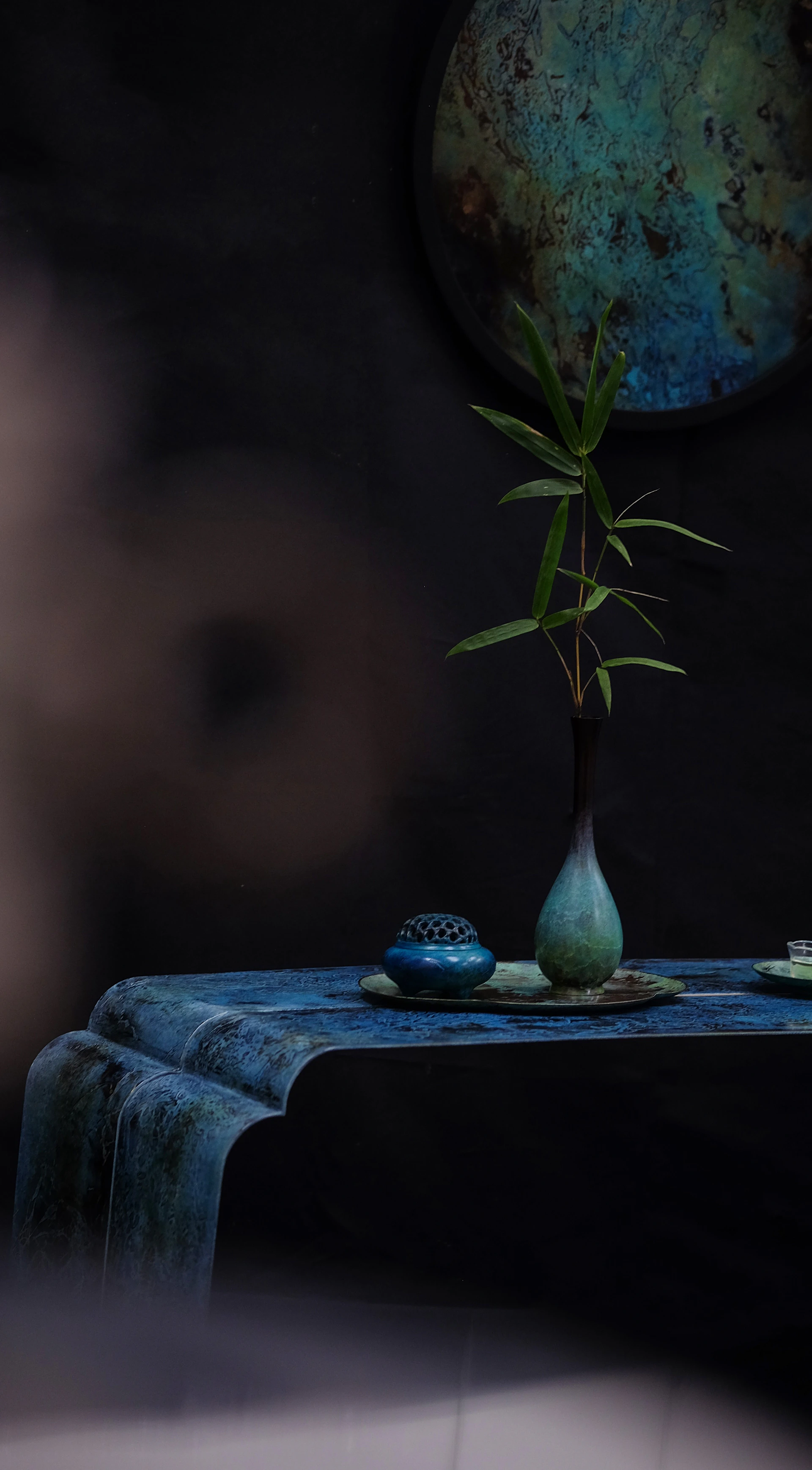 green leafed plant on table