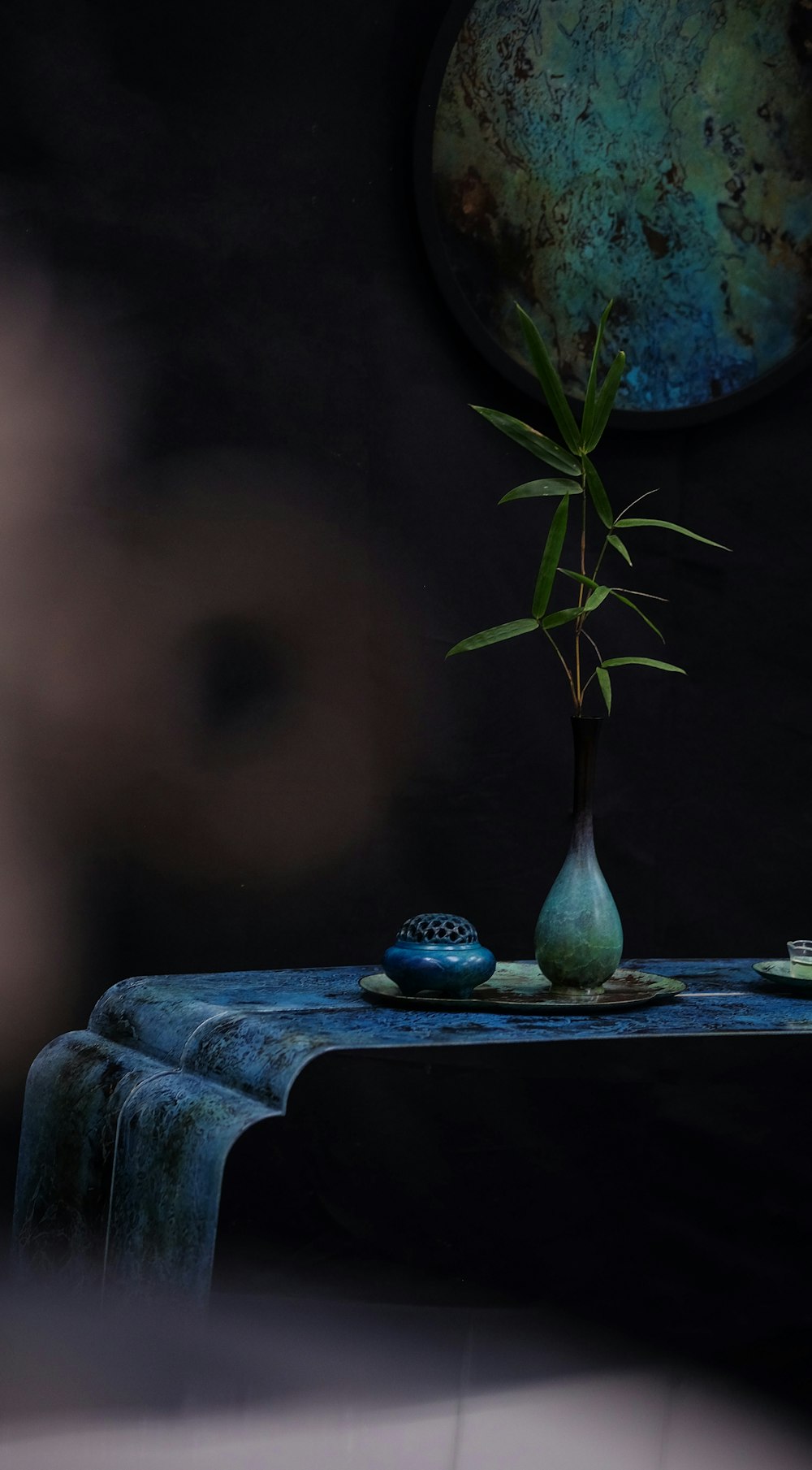 green leafed plant on table