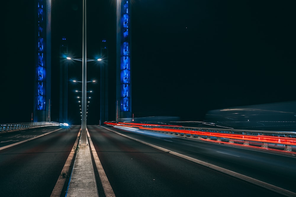 empty road at night