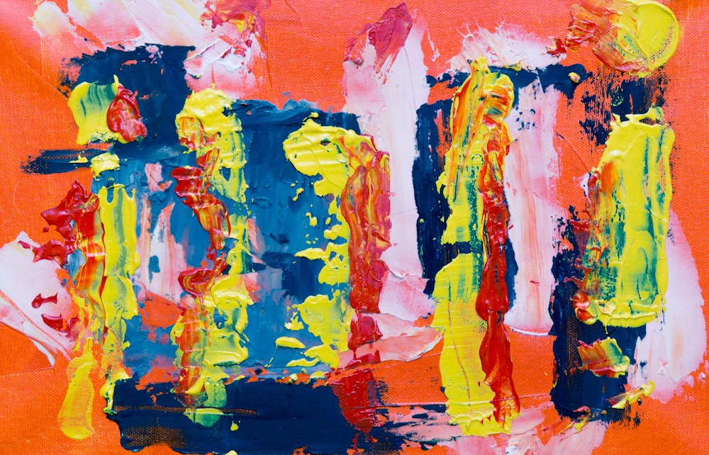 multicolored abstract painting