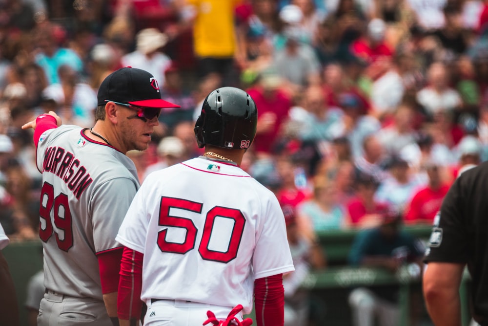 two baseball players