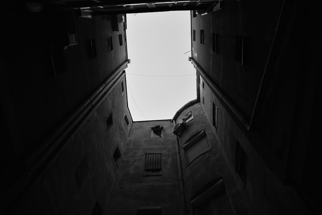 low angle photography of concrete building