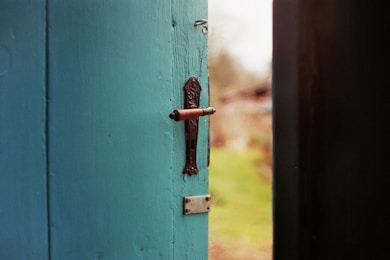 opening a door