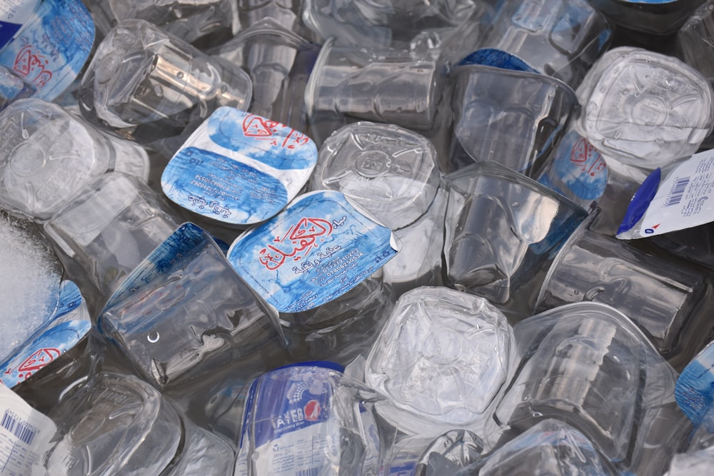 clear plastic container lot