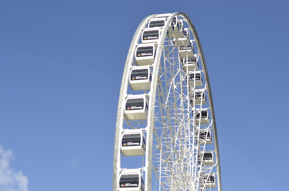 white ferris wheel