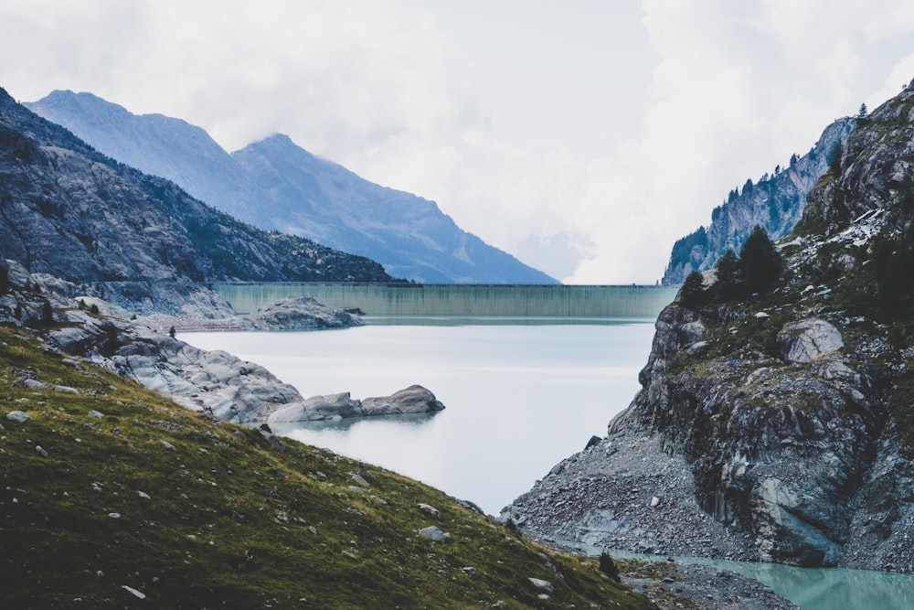 landscape photography of lake