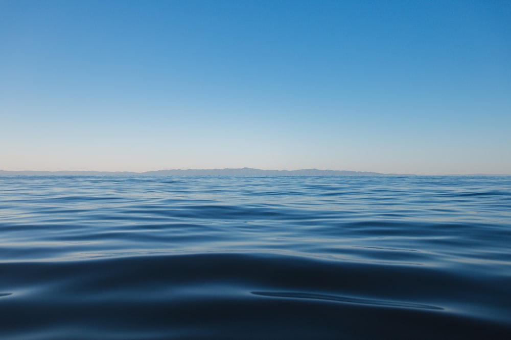 oceano ondulato durante il giorno