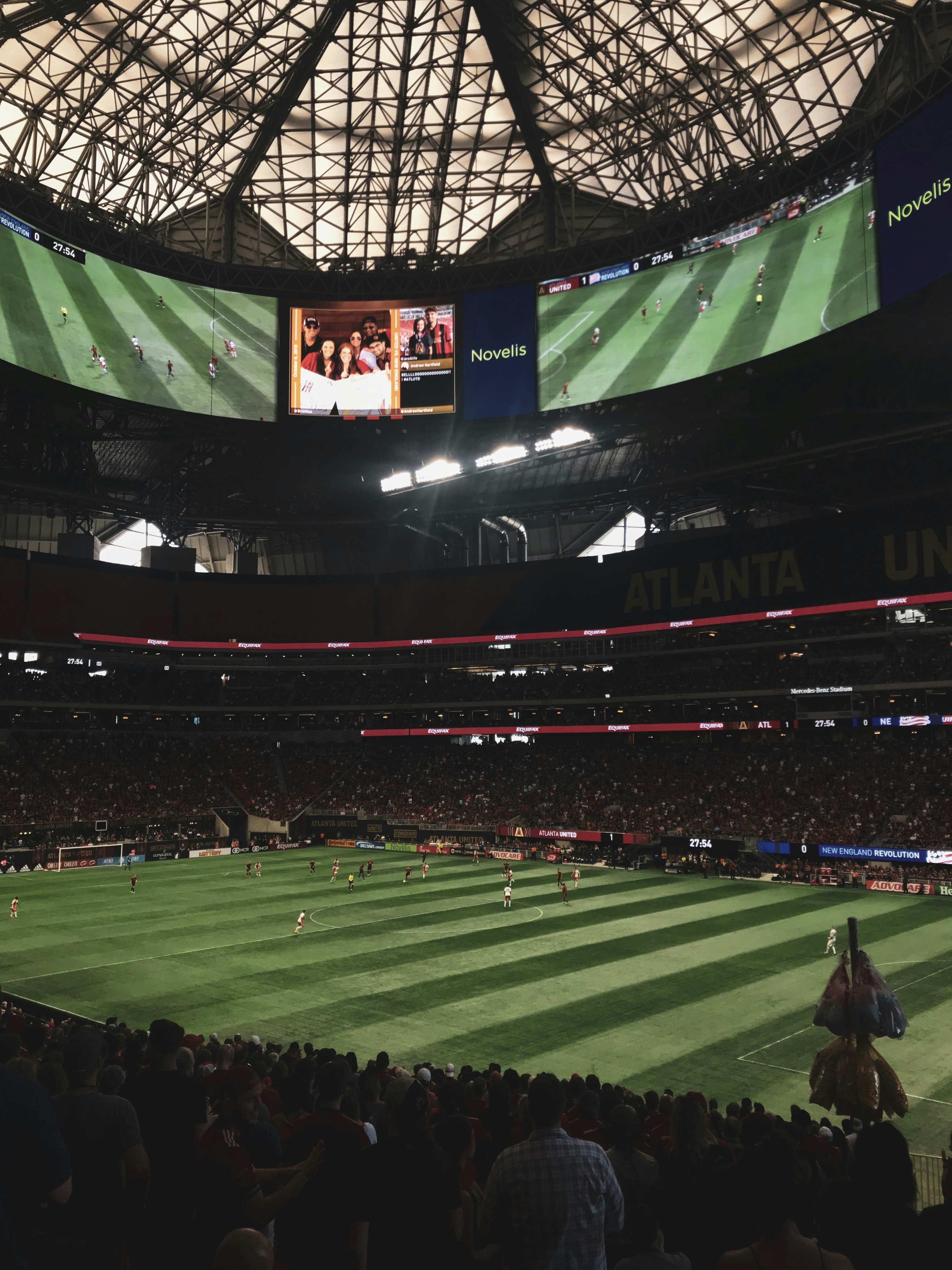 Green Soccer Field Photo Free Crowd Image On Unsplash