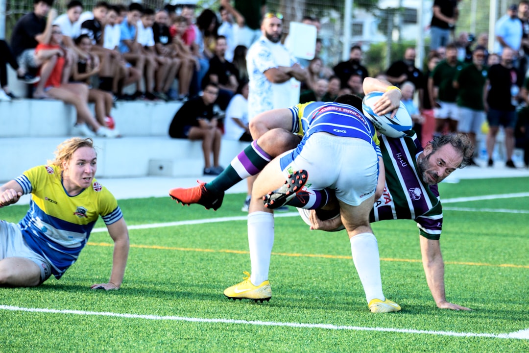 travelers stories about Flipping in Rugby Field Manuel Becerra, Spain