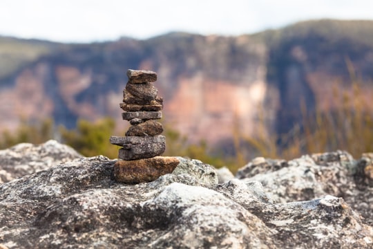 brown stacked stone photo in Grose River Australia