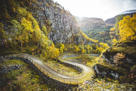 archictetural photography road in Lardal Municipality Norway
