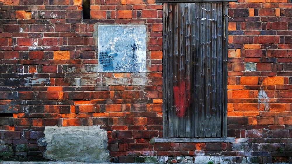 orange and black concrete brick wall