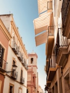 brown concrete buildings